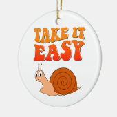 Décoration En Céramique Prenez-le facilement mignon Cartographie Snail Tex (Gauche)