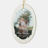 Décoration En Céramique Preppy Pink Bow Christmas Nutcracker 2 Photos  (Gauche)