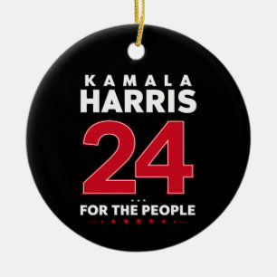Décoration En Céramique Président 47 Kamala Harris 2024 Soutien Madame