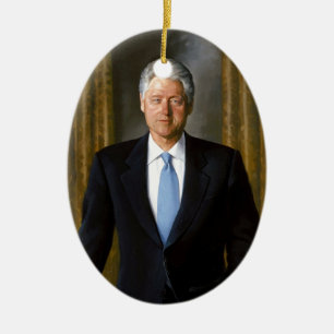 Décoration En Céramique président de Bill Clinton Etats-Unis