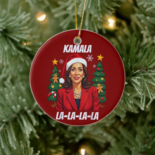 Décoration En Céramique Président Kamala Harris Noël (Arbre)