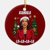 Décoration En Céramique Président Kamala Harris Noël (Devant)