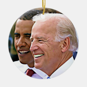 Décoration En Céramique Président Obama et vice-président Biden
