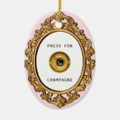 Décoration En Céramique Presse pour Champagne | (Devant)