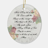 Décoration En Céramique Prière de Hail Mary (Gauche)