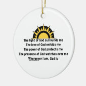 Décoration En Céramique Prière de protection (Gauche)