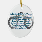 Décoration En Céramique Prière des policiers (Droite)