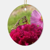 Décoration En Céramique Prière Mantis Diner sur un papillon de nuit (Gauche)