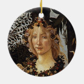 Décoration En Céramique Primavera, Flora détail par Sandro Botticelli (Dos)