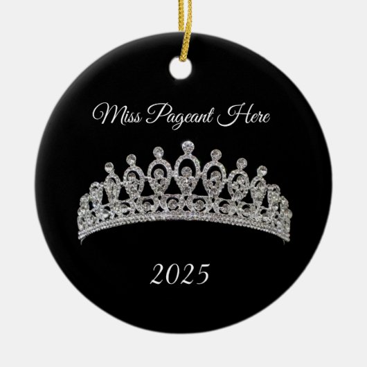 Décoration En Céramique Princess Tiara Christmas Ornament (Devant)