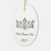 Décoration En Céramique Princess Tiara Ornament (Gauche)