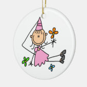 Décoration En Céramique Princesse royale rose (Gauche)