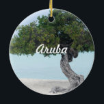 Décoration En Céramique Produit de personnaliser<br><div class="desc">Arbre iconique de divi de divi dans Aruba.</div>