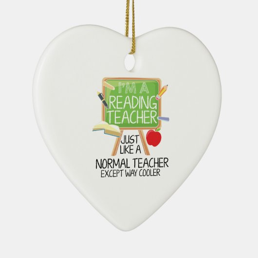 Décoration En Céramique Professeur de lecture (Droite)