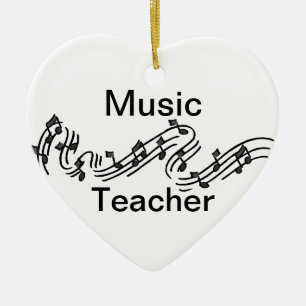 Décoration En Céramique Professeur de musique