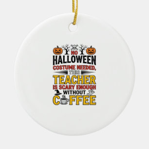 Décoration En Céramique Professeur Halloween Pas de Costume Nécessaire Drô