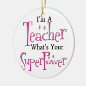 Décoration En Céramique Professeur superbe (Gauche)