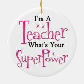 Décoration En Céramique Professeur superbe (Dos)