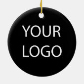 Décoration En Céramique Professionnel Personnalisé Logo Entreprise Blanc (Dos)