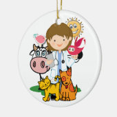 Décoration En Céramique Professions - Vétérinaire - SRF (Gauche)