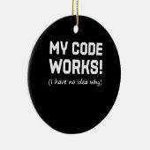 Décoration En Céramique Programmeur Mon Code Fonctionne (Droite)