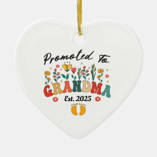 Décoration En Céramique Promu à Grand-mère est. Grand-parentsOrnement 2024