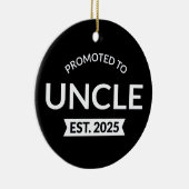 Décoration En Céramique Promu À Oncle Est. 2025 II (Droite)