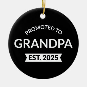 Décoration En Céramique Promu Grand-Père Estimé 2025 II