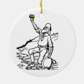 Décoration En Céramique Prospecteur Gold Miner (Dos)