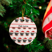 Décoration En Céramique Pug Dog Breed Christmas Stars