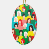 Décoration En Céramique Puissance des filles (Gauche)