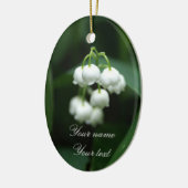 Décoration En Céramique Puissent des lis blancs (Gauche)