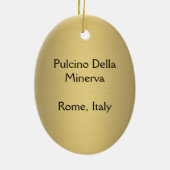 Décoration En Céramique Pulcino Della Minerva (Dos)