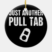 Décoration En Céramique Pull tab funny treasure Hunting metal Detecting (Dos)