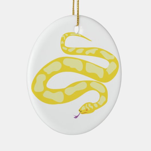 Décoration En Céramique Python jaune (Droite)