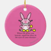 Décoration En Céramique Quand la vie vous donne des citrons (Dos)