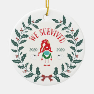 Décoration En Céramique Quarantaine de Noël, 2020 par an pour se souvenir