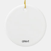 Décoration En Céramique Quatre Beaux Oiseaux Bleus Bleus (Dos)