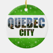 Décoration En Céramique Québec Canada Photos de voyage Noël (Dos)