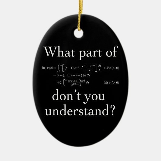 Décoration En Céramique Quelle partie de... Blanc sur foncé (Devant)