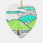 Décoration En Céramique Quelque part / Parfois (Droite)