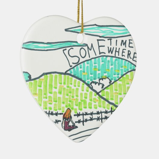 Décoration En Céramique Quelque part / Parfois (Droite)