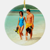 Décoration En Céramique Quirlande électrique en bois rustique notre (Dos)