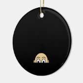 Décoration En Céramique Quote de base graphique Peekaboo (Gauche)