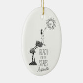 Décoration En Céramique Quote d'inspiration pour les étoiles (Droite)