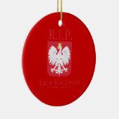 Décoration En Céramique R.I.P. Obsédé Kaczynski (Droite)