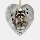 Décoration En Céramique Raccoon Dated Blowers, Aimer les animaux (Droite)