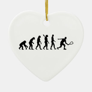 Décoration En Céramique Racquetball d'évolution