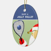 Décoration En Céramique Racquetball Player cadeau de vacances (Gauche)