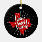 Décoration En Céramique Raider Red and Black Home Sweet Home - Texas (Devant)